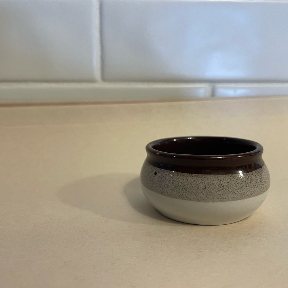 Miniature Korean pottery vessel antique